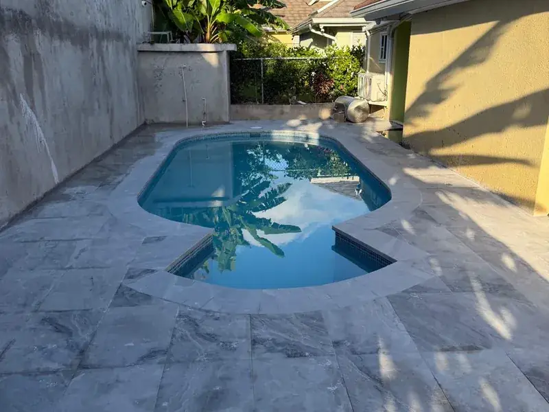 Placeholder standing in for a photograph of a finished Max Team pool, to be supplied